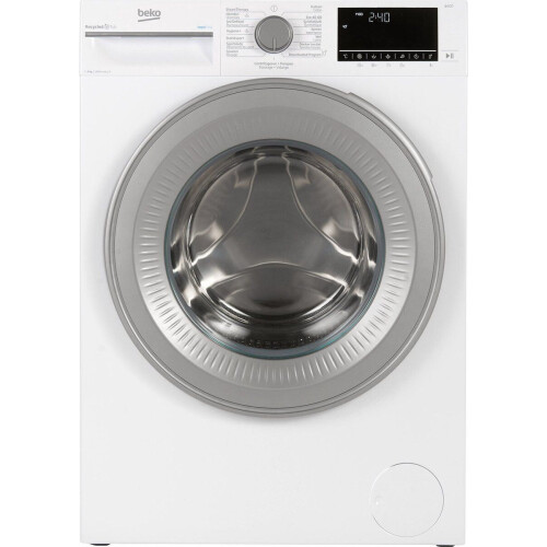 Beko B3WT5841WB1 - Vrijstaande Wasmachine - 8 kg - 1400 toeren - Stoomfunctie
