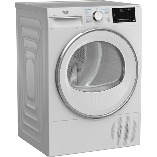 Beko B5t68243w2 - Warmtepompdroger - 8 Kg - Aquawave - 63 Db - Energieklasse C | Nieuw (outlet)