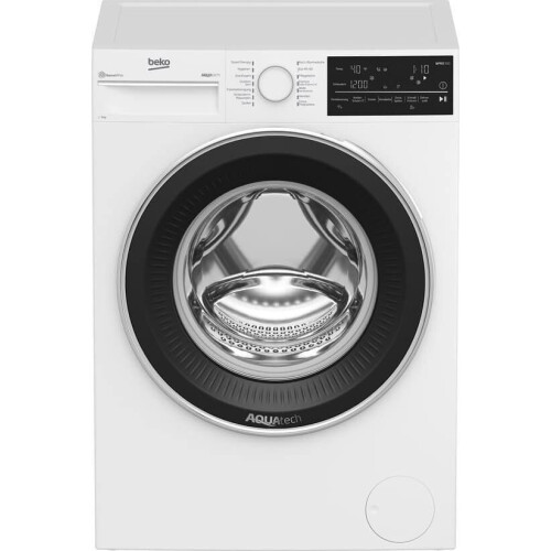 Beko B5WFT89418W - Wasmachine 9kg 1400t - A - Wit Tweedehands