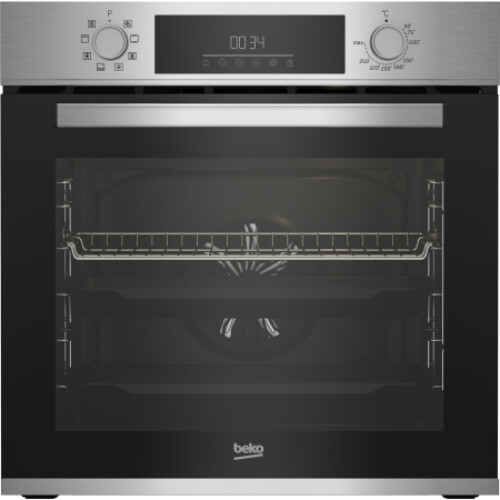 Beko BBIM12300X - Inbouw Oven 72L - Hete lucht functie - Zilver