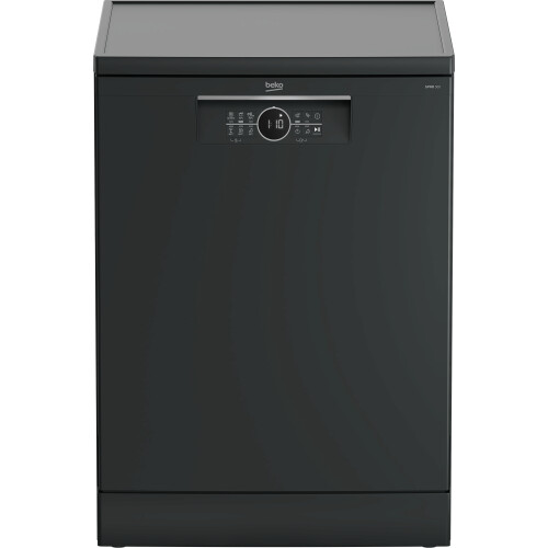Beko BDFN26450A - Vrijstaand afwasmachine - 14 couverts SelfDry Snel+ Antraciet