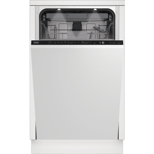 Beko Bdis38040q - Inbouw Smalle Vaatwasser - 45 Cm - 10 Couverts - Aquaintense & Besteklade - 45 Db - Energieklasse C | Nieuw (outlet)
