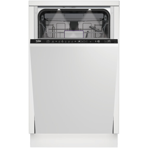 Beko BDIS38040Q - Volledig integreerbare Slimline vaatwasmachine - 10 couverts - 45 dB(A) Tweedehands