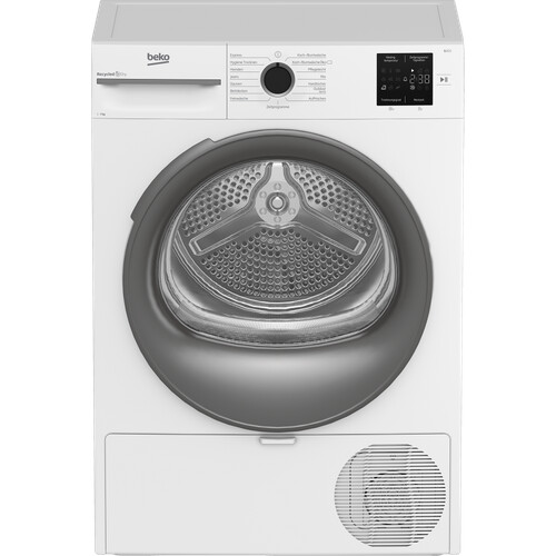 Beko Bm3t37210w1 - Warmtepompdroger - 7 Kg - 64 Db - Energieklasse E | Nieuw (outlet) Tweedehands