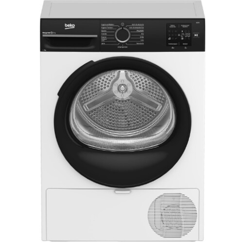 Beko Bm3t37240x - Warmtepompdroger - 7 Kg - 64 Db - Energieklasse C - Wit | Nieuw (outlet)