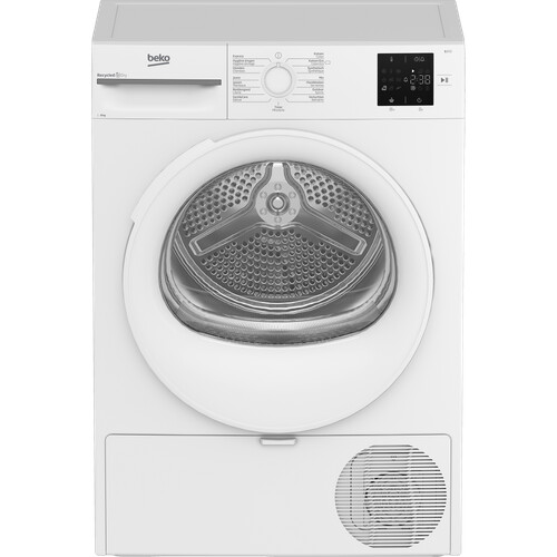 Beko Bm3t38232cw - Warmtepompdroger - 8 Kg - Ecogentle - Energieklasse D | Nieuw (outlet) Tweedehands