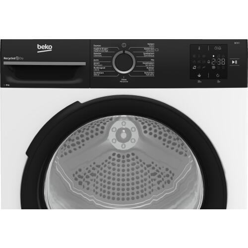 Beko Bm3t3823b - Warmtepompdroger - 8 Kg - 64 Db - Energieklasse D | Nieuw (outlet)
