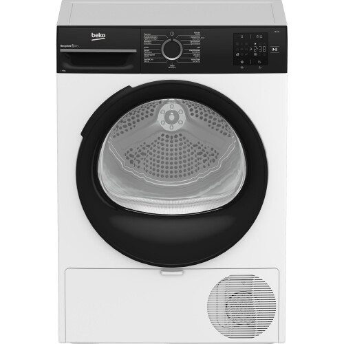 Beko BM3T3823B - Warmtepompdroger - 8 kg trommelinhoud - Zwart
