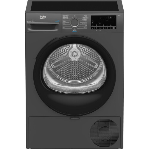 Beko BM3T3824A - Warmtepompdroger - ProSmart motor EcoGentle AquaWave - Antraciet Tweedehands
