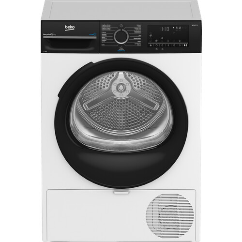 Beko Bm3t3824b - Warmtepompdroger - 8 Kg - 64 Db - Energieklasse C - Wit | Nieuw (outlet) Tweedehands