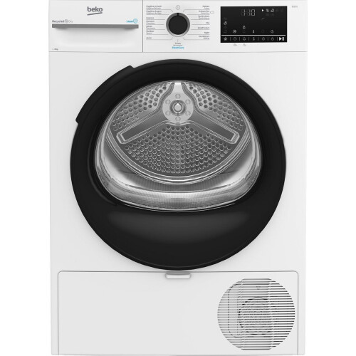 Beko BM3T3824W - Warmtepompdroger - 8 kg - SteamCure™ - EcoGentle™ Tweedehands