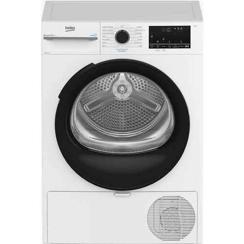 Beko Bm3t3833w - Warmtepompdroger - 8 Kg - Steamcure - 64 Db - Energieklasse A++ | Nieuw (outlet) Tweedehands