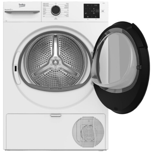 Beko Bm3t3924wmm - Warmtepompdroger - 9 Kg - 64 Db - Energieklasse C - Wit | Nieuw (outlet)