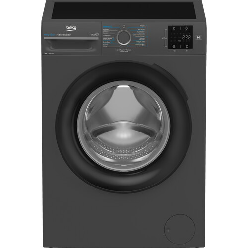Beko Bm3wft3841a - Wasmachine - 8 Kg - 1400 Tpm - Energieklasse A - Antraciet | Nieuw (outlet) Tweedehands