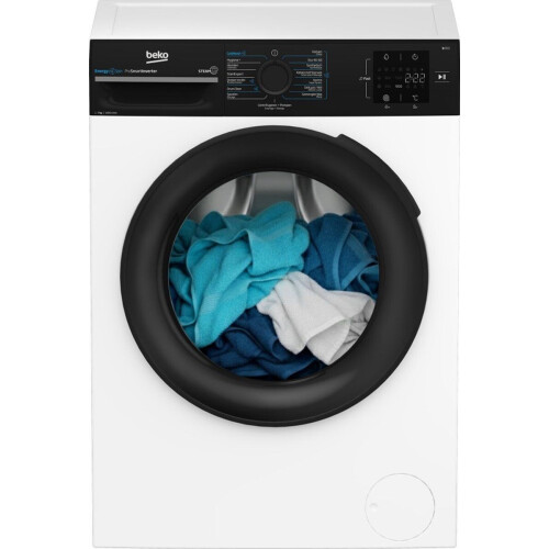 Beko BM3WFT3841B1 - Voorlader wasmachine - 8 kg - Energieklasse A - Wit Tweedehands