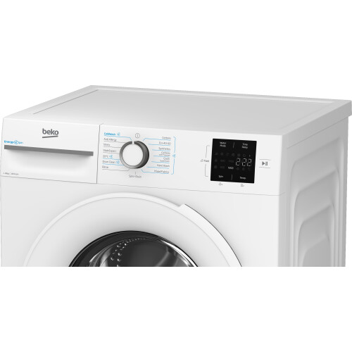 Beko Bm3wt3841w - Wasmachine - 8 Kg - 1400 Tpm - Steamcure - Energieklasse A | Nieuw (outlet)
