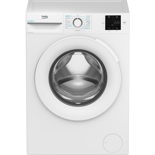 Beko Bm3wt3841w - Wasmachine - 8 Kg - 1400 Tpm - Stoomfunctie - Energieklasse A | Nieuw (outlet)