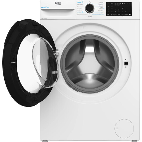 Beko Bm3wt4841iw - Wasmachine - 8 Kg - 1400 Tpm - Stoomfunctie - Energieklasse A | Nieuw (outlet)
