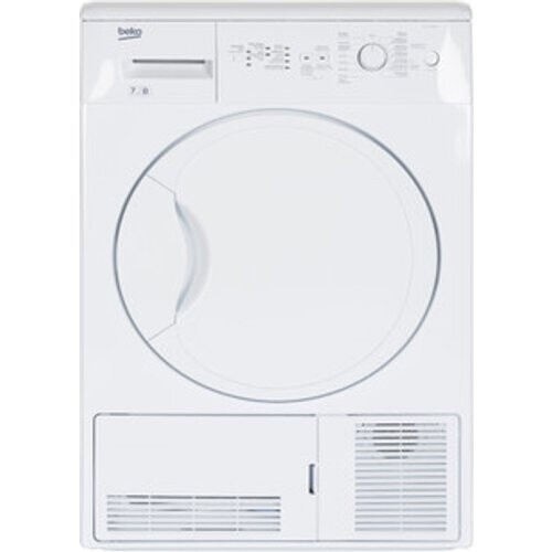 Beko Dcu720030 - Condensdroger - 7 Kg - Vochtigheidssensor - 65 Db - Energieklasse B | Tweedehands (Refurbished) Tweedehands