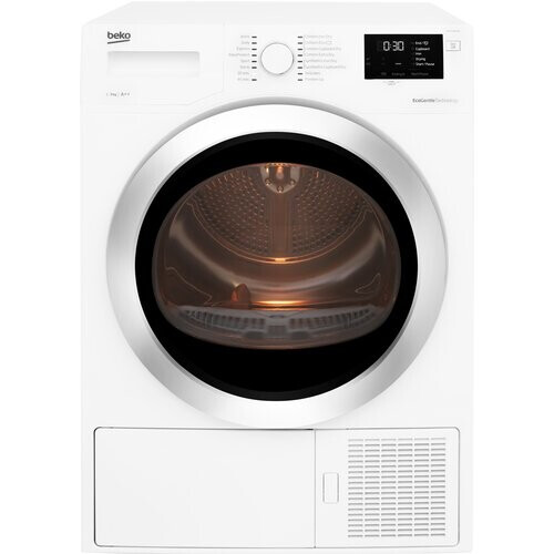 Beko Dhx93460w - Warmtepompdroger - 9 Kg - 65 Db - Energieklasse A++ - Wit | Tweedehands (Refurbished) Tweedehands