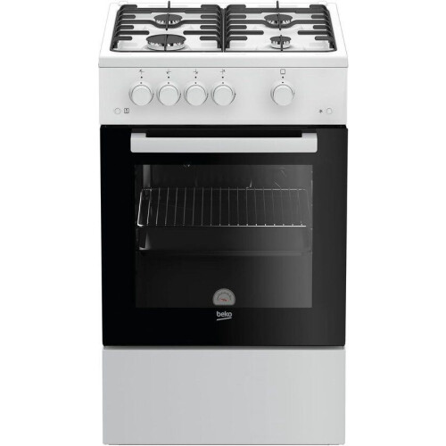 Beko FSG52010FW - Gasfornuis - 50 cm breed - Energieklasse A - Wit