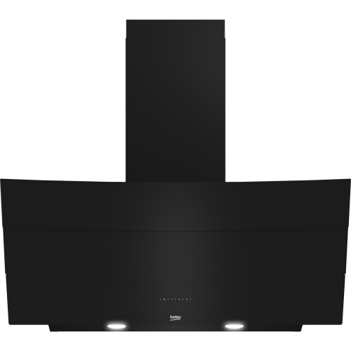 Beko HCA92641BH - Schuine afzuigkap - 645 m³/uur - Zwart 90 cm Tweedehands