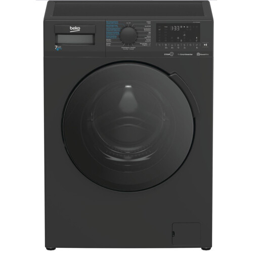 Beko HTV7732XA01 - Was-droogcombinatie - SteamCure™ - Antraciet