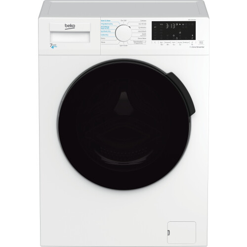 Beko Wdl742441w - Was-droogcombinatie - 7 Kg Wassen - 4 Kg Drogen - 1200 Tpm - Koolborstelloze Motor - Energieklasse E | Nieuw (outlet)