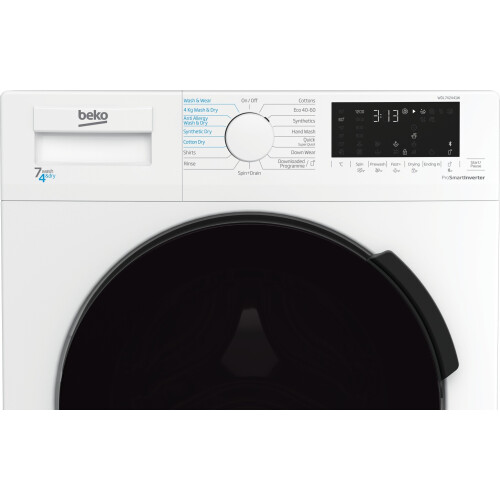 Beko Wdl742441w - Was-droogcombinatie - 7 Kg Wassen - 4 Kg Drogen - 1200 Tpm - Koolborstelloze Motor - Energieklasse E | Nieuw (outlet)
