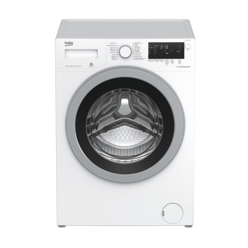 Beko WMY 81483 LMB2 - Voorlader Wasmachine - 8 kg - 1400 tpm - Wit met zwarte deur Tweedehands