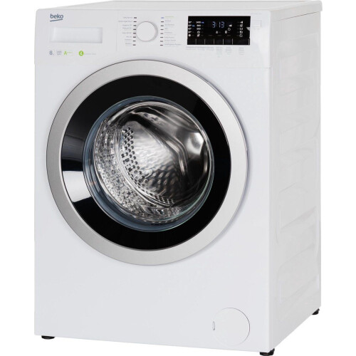 Beko WMY81483LMB2 - Wasmachine 8kg 1400t - Wit met zwarte deur