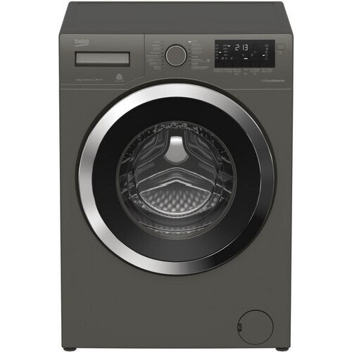 Beko Wtc8733xcm - Wasmachine - 8 Kg - 1400 Tpm - Koolborstelloos - Grafiet Tweedehands