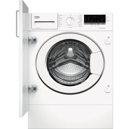 Beko Wtik76151f - Inbouwwasmachine - 7 Kg - 1600 Tpm - Koolborstelloos - Energieklasse C | Nieuw (outlet) Tweedehands
