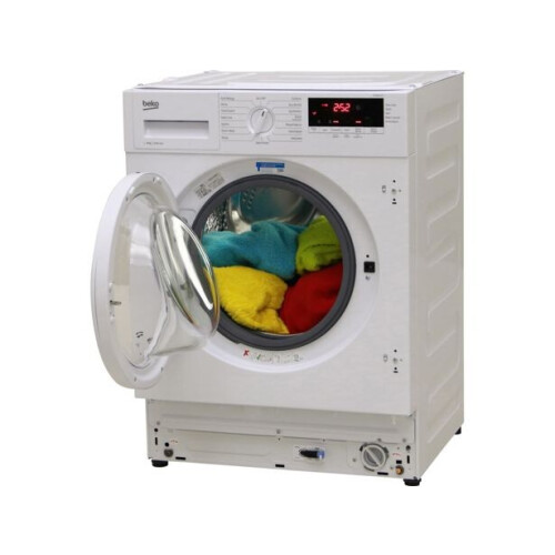 Beko Wtik84111f - Inbouw Wasmachine - 8 Kg - 1400 Tpm - Koolborstelloze Motor - Energieklasse C | Nieuw (outlet)