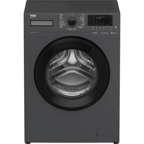 Beko Wtv8716xast Wasmachine – 8 Kg – 1400 Toeren – Steamcure® – Energieklasse A – Bohemian Antraciet | Nieuw (outlet)