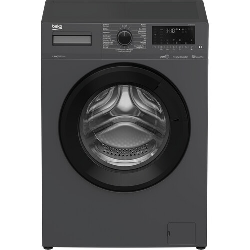 Beko Wtv8716xast Wasmachine – 8 Kg – 1400 Toeren – Steamcure® – Energieklasse A – Bohemian Antraciet | Nieuw (outlet) Tweedehands