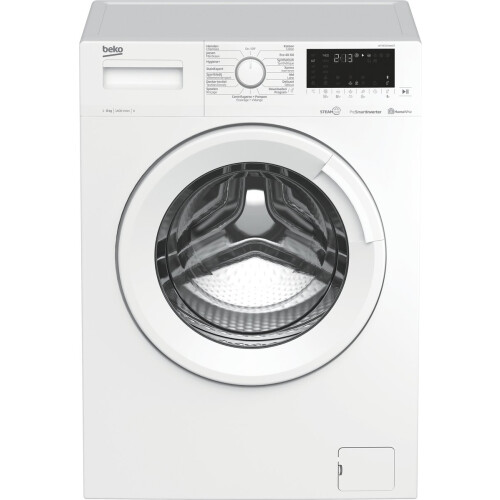 Beko Wtv8716xwwst - Wasmachine - 8 Kg - 1400 Tpm - Stoomfunctie - Energieklasse A | Nieuw (outlet)