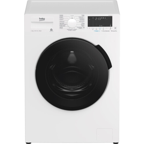 Beko Wtv8814mmc1 - Wasmachine - 8 kg - 1400 tpm - ProSmart Inverter - SteamCure - Wit