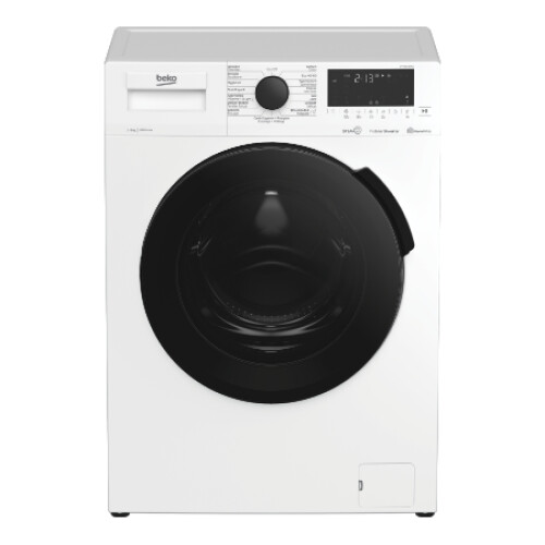 Beko WTV8814MMC1 - Wasmachine - 8 kg - 1400 tpm - ProSmart Inverter&SteamCure - Wit