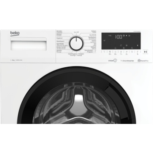 Beko Wtv9716xbwst - Wasmachine - 9 Kg - 1400 Tpm - Koolborstelloze Motor - Energieklasse A | Nieuw (outlet)