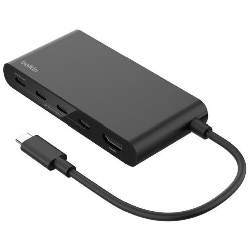 Belkin AVC021HQBK - USB-C Hub - 5 poorten 4K HDMI 100W PD - Zwart