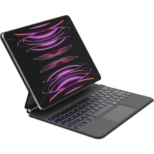 Belkin BBZ003DU-V1 - Pro Hoes met Toetsenbord en Magnetische Standaard voor iPad Pro 12,9"- Bluetooth Toetsenbord met Achtergrondverlichting - Zwart Tweedehands