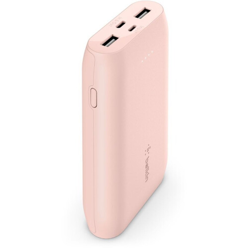 Belkin BoostCharge - Power Bank 10K - 10.000 mAh - 3 poorten - Roze