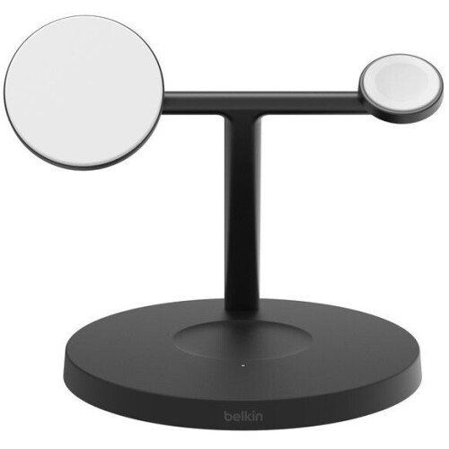 Belkin BoostCharge Pro - 3-in-1 Qi2 Draadloze Oplader - Snelladen tot 15W - Zwart