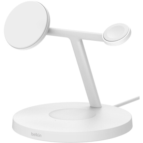 Belkin BoostCharge Pro - 3-in-1 Qi2 Draadloze Oplader - Snelladen tot 15W - Inclusief 40W Voedingsadapter