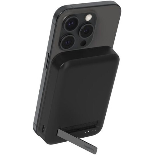 Belkin BoostCharge Pro - Magnetische PowerBank 5000 mAh - Qi2 Draadloos Opladen - Zwart Tweedehands