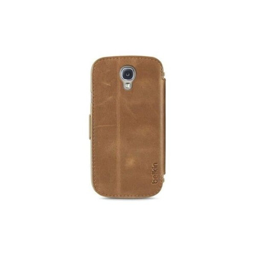 Belkin Samsung Galaxy S4 - Portefeuille-etui met standaard - Bruin
