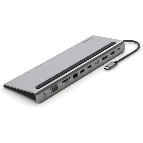 Belkin INC004BTSGY - USB-C Dockingstation 11-in-1 - 4K ondersteuning - 100 W passthrough opladen Tweedehands