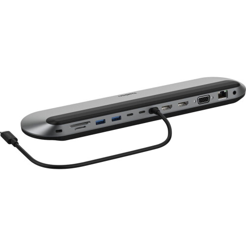 Belkin INC014BTSGY - USB-C Hub - 2x USB 3.2 Gen 2 - Zwart Grijs