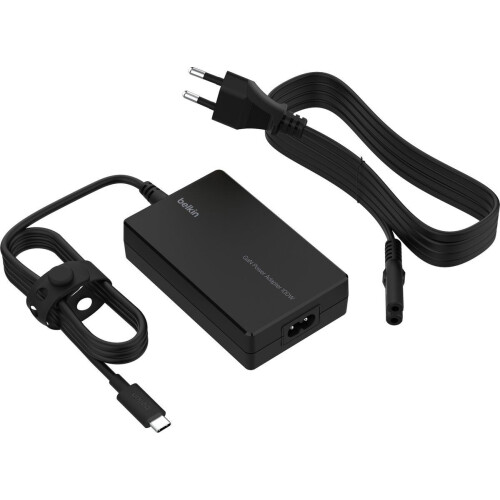 Belkin INC016GLBK - USB-C® GaN-voedingsadapter 100W - Compact en energiezuinig - Zwart